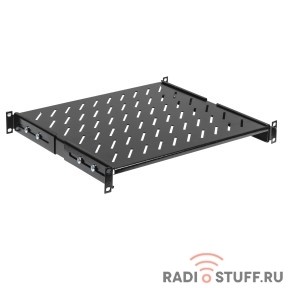 ITK FS05-600MP 19" усиленная стационарная полка глубиной 600мм, черная