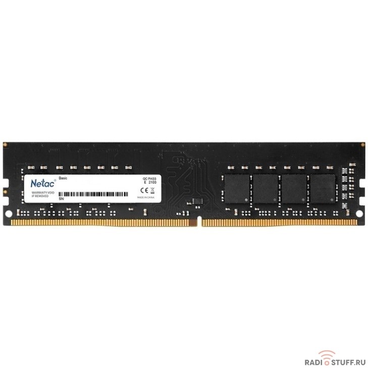 Netac DDR4 DIMM 8GB NTBSD4P32SP-08 PC4-25600, 3200MHz
