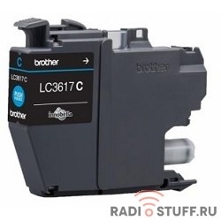 Brother LC-3617C Картридж, Cyan MFCJ3530/3930, Cyan, (550стр)(LC3617C)
