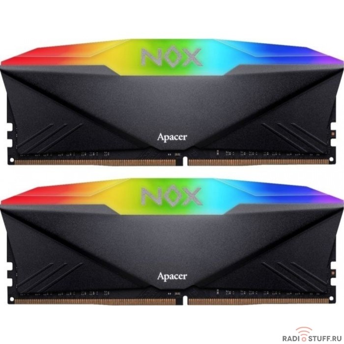 Apacer DDR4 DIMM 16GB Kit 2x8Gb AH4U16G32C28YNBAA-2 PC4-25600, 3200MHz, CL16, NOX RGB Series