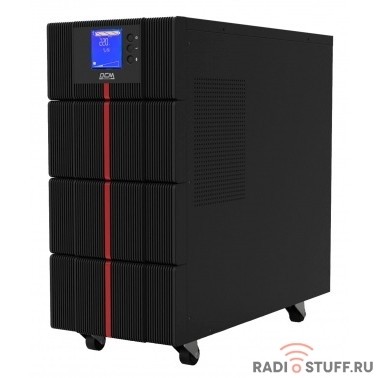 UPS PowerCom Macan MAC-6000 {On-Line, 6000VA / 6000W, Tower, IEC, LCD, Serial+USB, SmartSlot, подкл. доп. батарей}