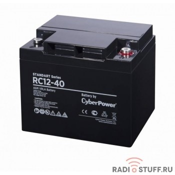 CyberPower Аккумуляторная батарея RC 12-40 12V/40Ah