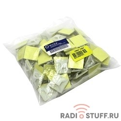 5bites CTM3030-100WH Площадка (самокл.)  для крепления стяжек, 30x30 мм., 100шт
