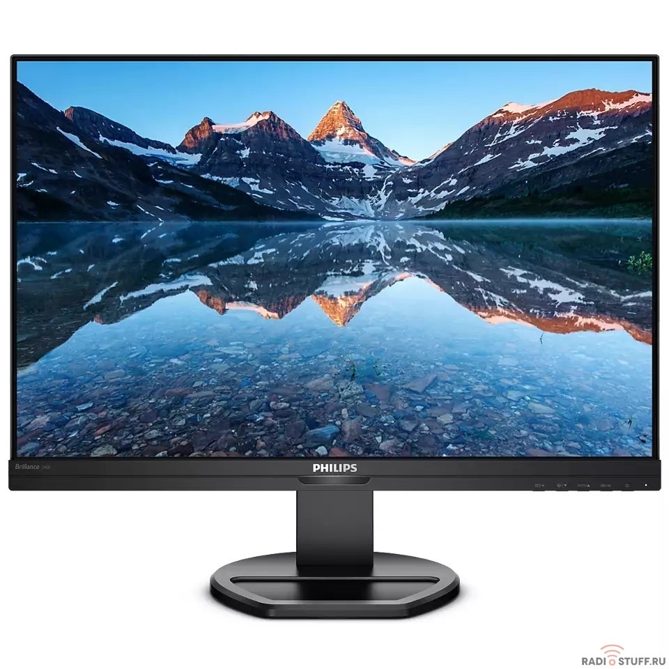 LCD PHILIPS 24" 240B9/00 черный {IPS 1920x1200 75Hz 4ms 178/178 300cd 1000:1 8bit 16:10 D-Sub DVI HDMI1.4 DisplayPort1.2 AdaptiveSync 4xUSB3.2 AudioOut 2x2W VESA}