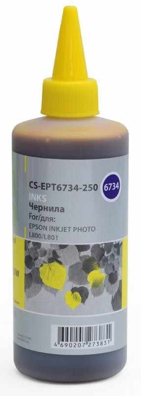 Чернила YELLOW 250L /L800 CS-EPT6734-250 CACTUS