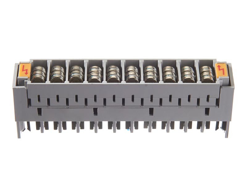 Магазин защиты с 3-х  полюсными разрядниками, серый Netko