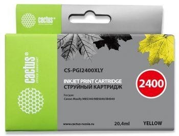 Картридж YELLOW 20.4ML CS-PGI2400XLY CACTUS