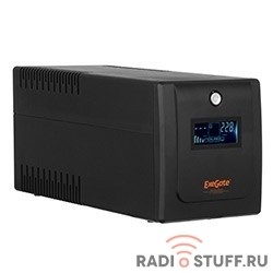 Exegate EP285580RUS ИБП ExeGate SpecialPro Smart LLB-600.LCD.AVR.EURO.RJ.USB <600VA/360W, LCD, AVR, 2 евророзетки, RJ45/11, USB, Black>