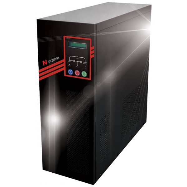 ИБП с двойным преобразованием N-Power Power-Vision Black 6 ─ однофазный ИБП 6 кВА online с гальванической развязкой и изолирующим трансформатором