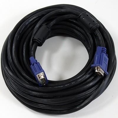 Кабель VCOM 15m SVGA 15M-15M 2 фильтра VVG6448-15MC