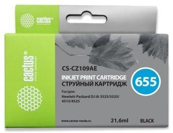 Картридж BLACK NO.655 21.6ML CS-CZ109AE CACTUS