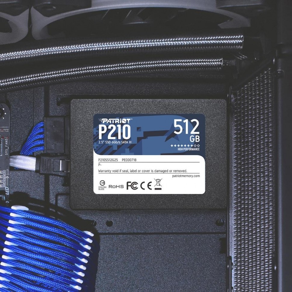 SSD жесткий диск SATA2.5" 512GB P210 P210S512G25 PATRIOT