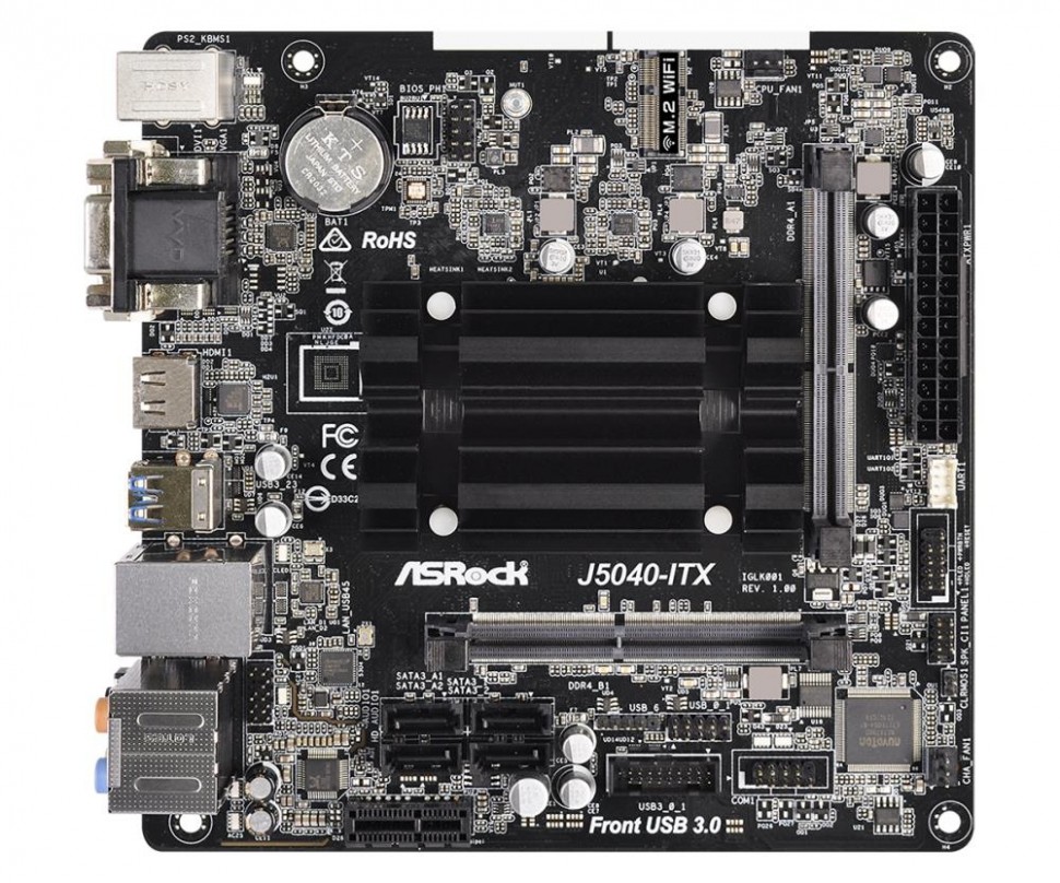 Материнская плата PENTIUM J5040 MITX J5040-ITX ASROCK