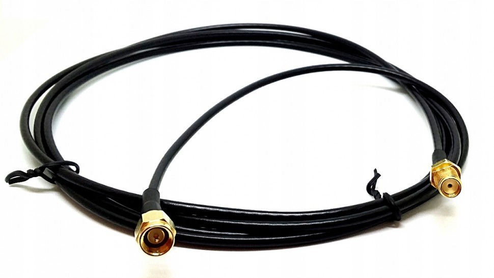 Кабельная сборка 5D-FB (SMA-male—SMA-female), 3 метра, белый