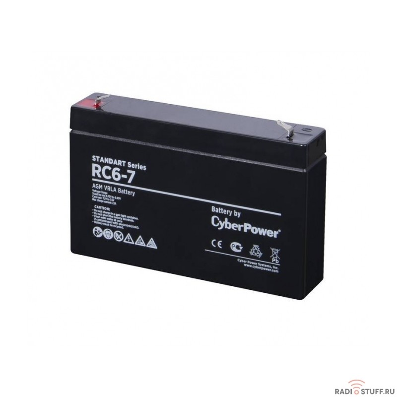 CyberPower Аккумулятор RC 6-7 6V/7Ah