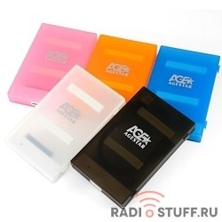 AgeStar 3UBCP1-6G (BLACK) USB 3.0 Внешний корпус 2.5" SATA HDD/SSD AgeStar 3UBCP1-6G (BLACK) USB 3.0, пластик, черный, безвинтовая конструкция