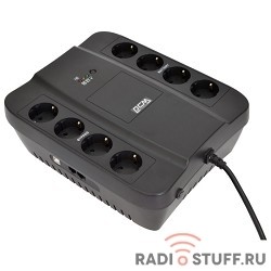 UPS PowerCom SPD-850U {Line-Interactive, 850VA / 510W, Tower, Schuko, USB}