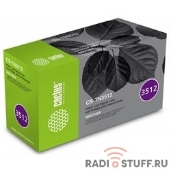 Картридж лазерный Cactus CS-TN3512 черный (12000стр.) для Brother DCP L6600DWHL/L6250DNHL/L6300DWHL/L6400DWHL/L6400DWTMFC/L6800DWMFC/L6800DWTMFC/L6900DWMFC/L6900DWT