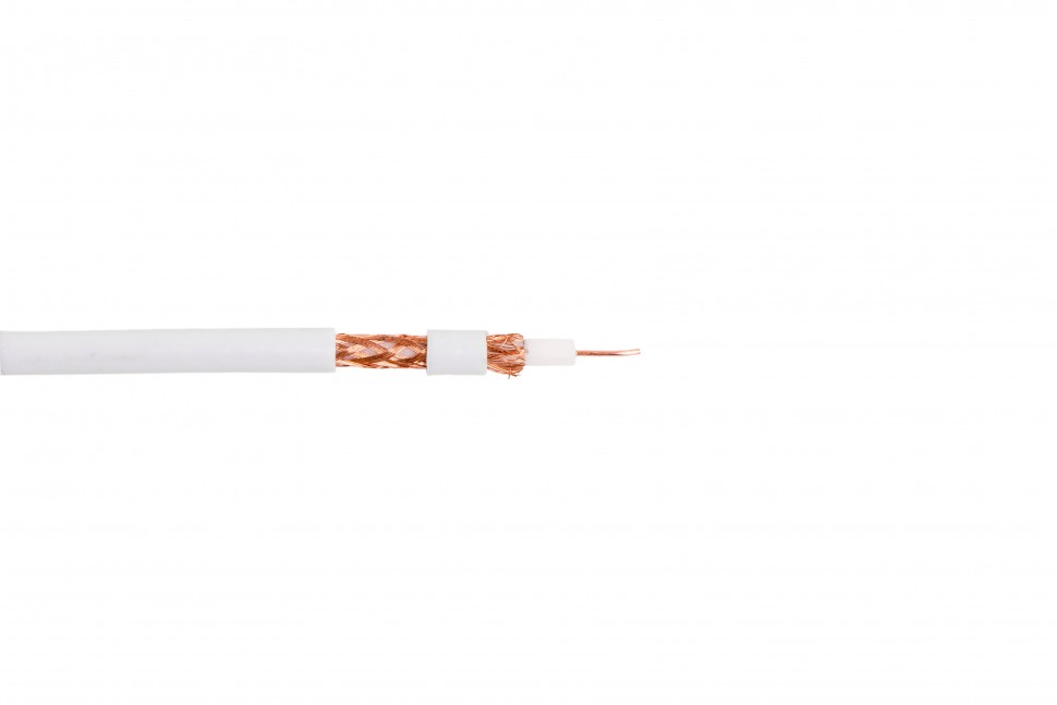 Кабель коаксиальный PK75-3-32  75 Ом, белый, 200 м