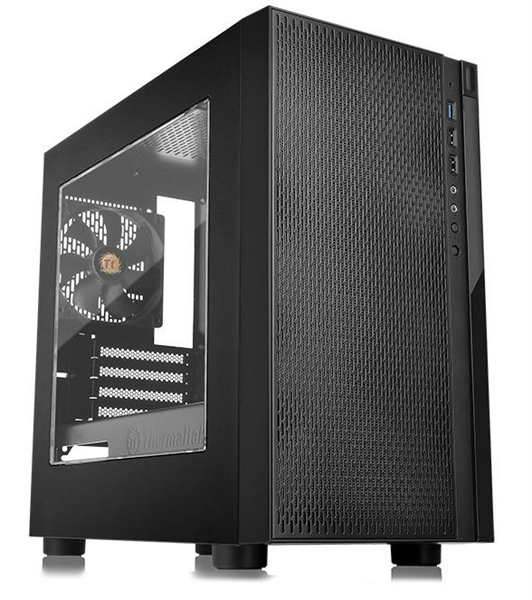 Case Tt Versa H18 [CA-1J4-00S1WN-00] mATX / win / black / no PSU
