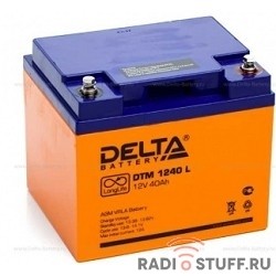 Delta DTM 1240 L (40 А\ч, 12В) свинцово- кислотный аккумулятор  